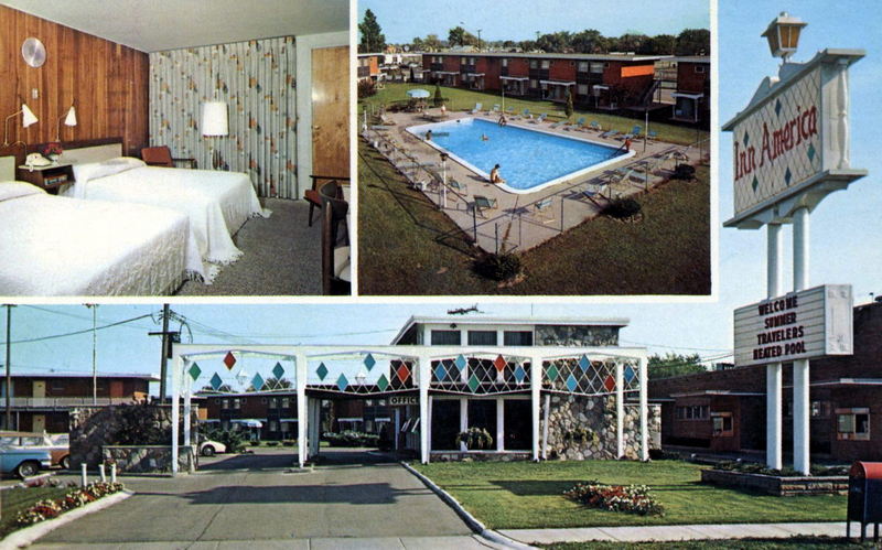 Inn America (Golden Gate Motel) - Old Postcard Photo (newer photo)